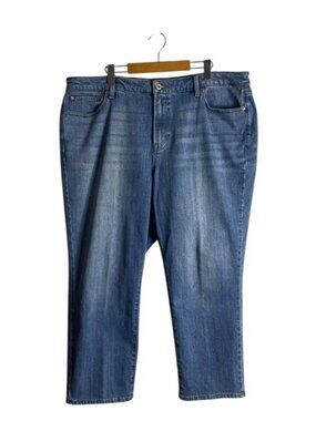 Talbots Women's Casual Modern Ankle High Waisted Denim Jeans